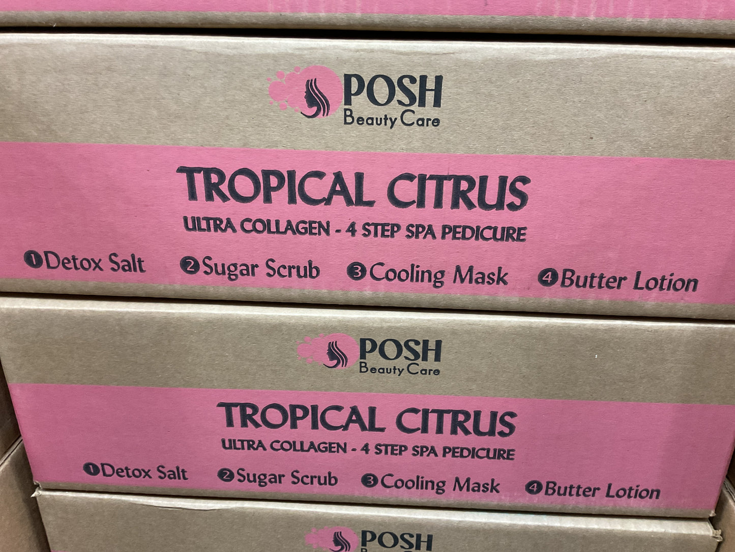 POSH ULTRA COLLAGEN 4IN1 PEDI CASE OF 50 PCS