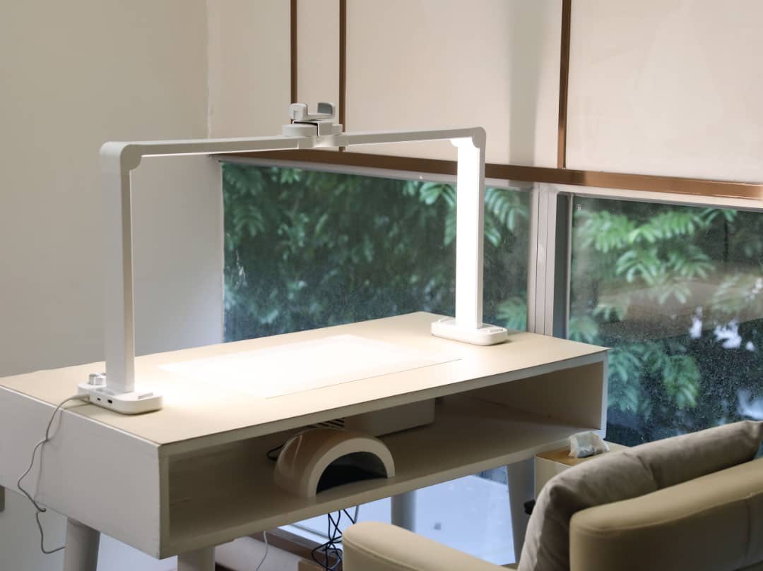 Foldable Nail Lamp For Desk (Square Shape)