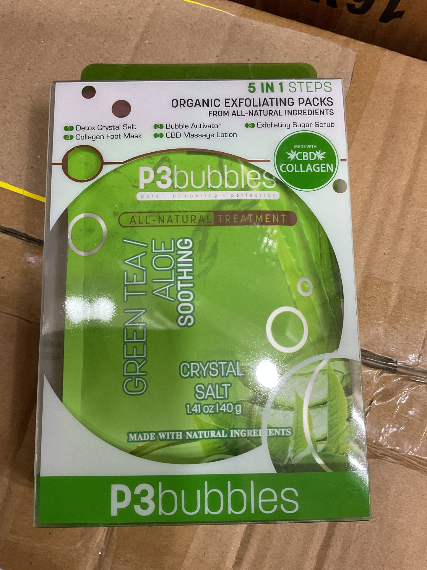 P3 BUBBLE 5IN1 PEDI 1 PCS