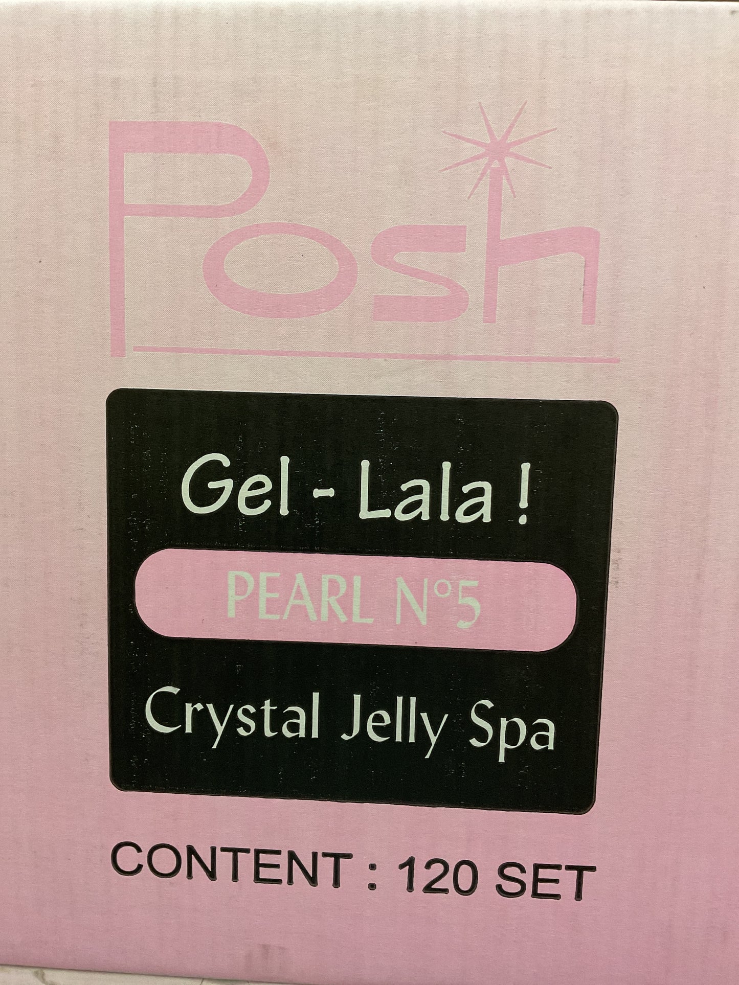 POSH JELLY GEL SPA CASE OF 120 SETS