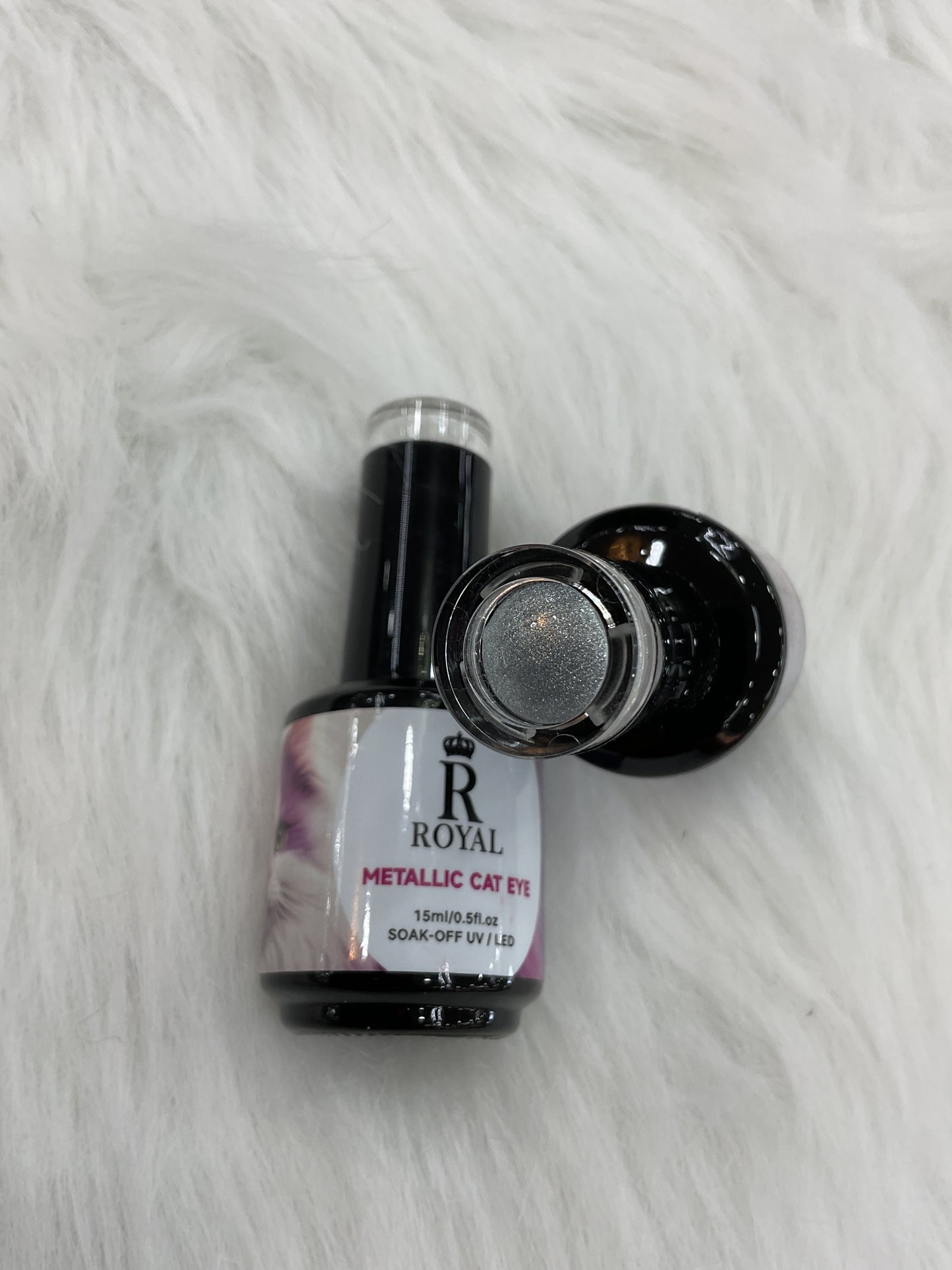 ROYAL CAT EYE 0.5 OZ METTALIC SILVER