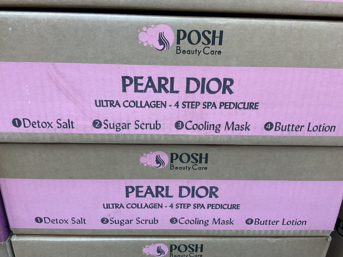 POSH ULTRA COLLAGEN 4IN1 PEDI CASE OF 50 PCS