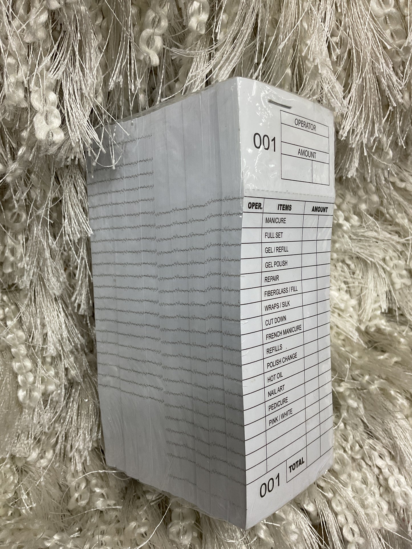 TICKET BOOK 10 X100 PCS (PHIEU GHI TURN )