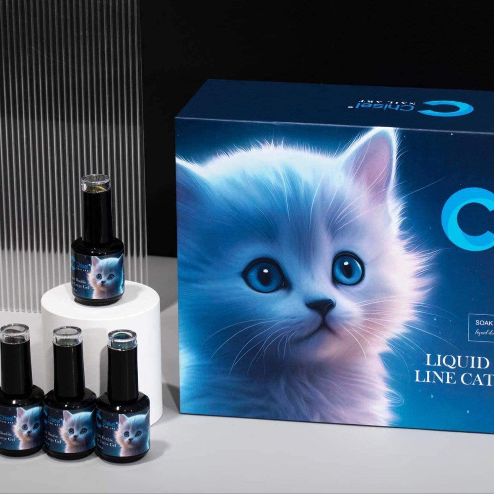 Chisel Liquid Double Line CatEye - Kit 24 Colors