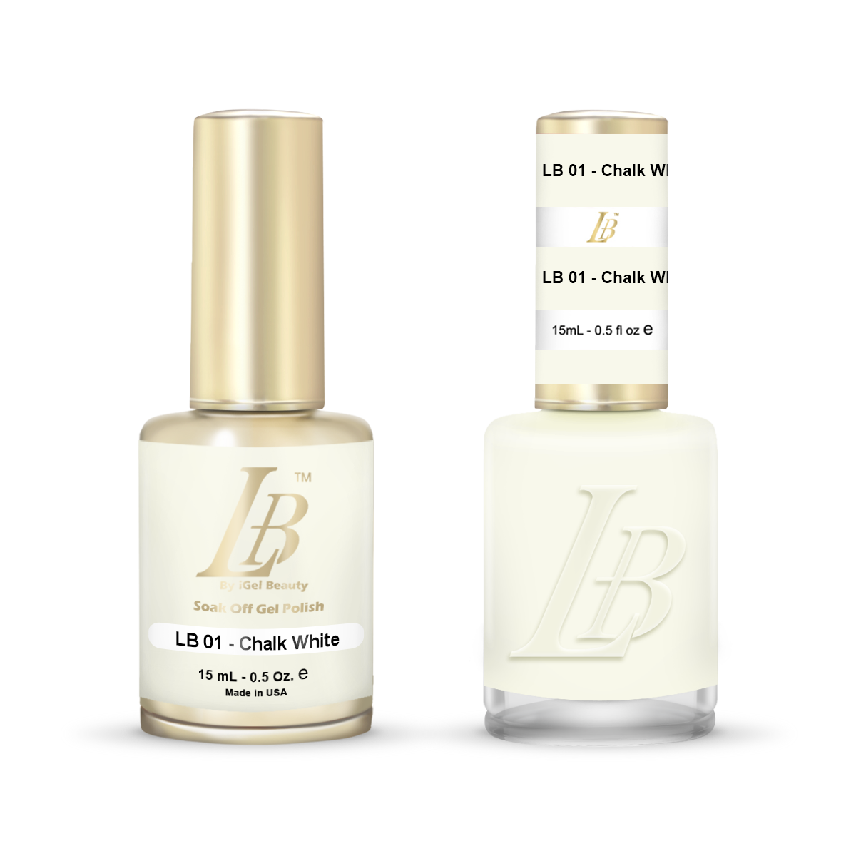 LB Duo - LB001 Chalk White