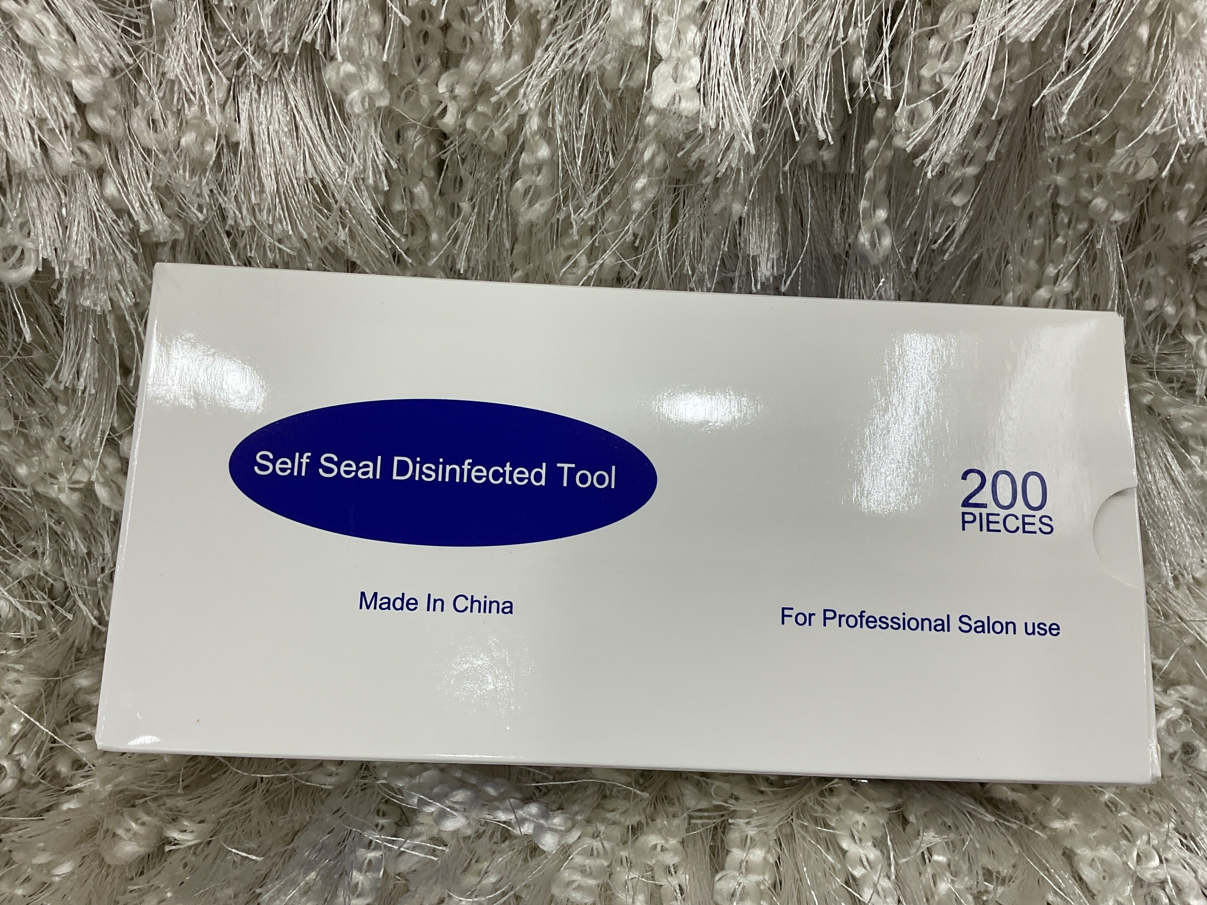 SELF SEAL DISINFECTED TOOL SHORT 1 BOX (200 PCS) BOC DUNG KIEM NHO