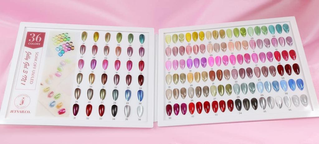 JetNailCo - Jelly Gel 3in1 36 Colors