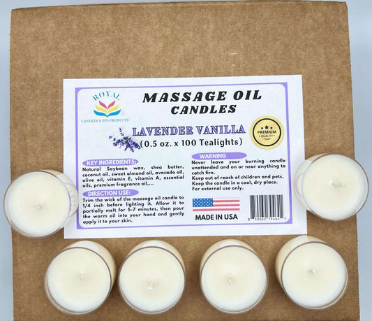 Royal Massage Oil Candle