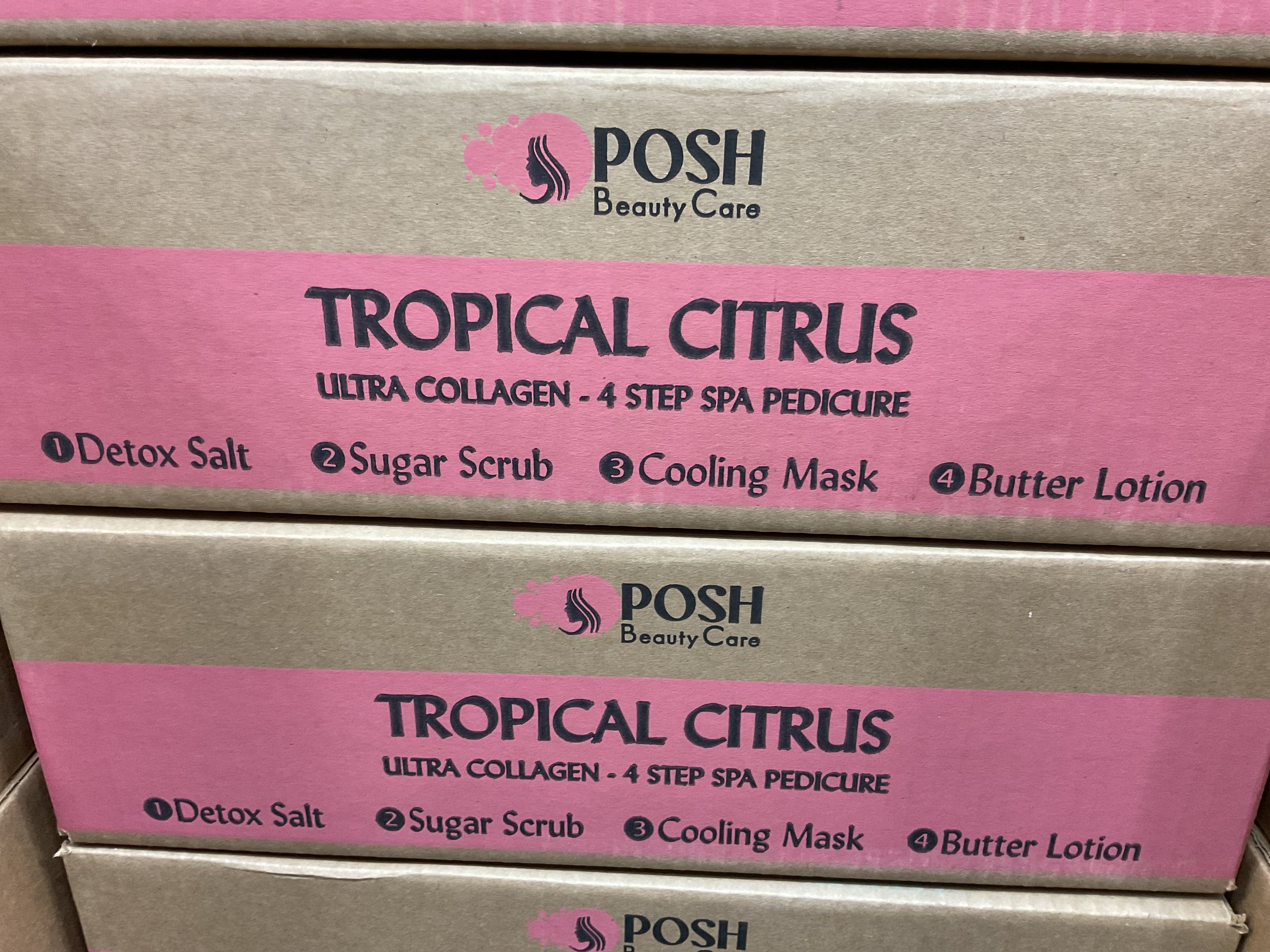POSH ULTRA COLLAGEN 4IN1 PEDI CASE OF 50 PCS