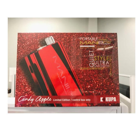 BOX Mani-Pro Passport - Candy Apple Red 220V/110V