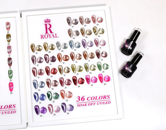 SPARKLY REFLECTIVE CAT EYE COLLECTION | 36 COLORS