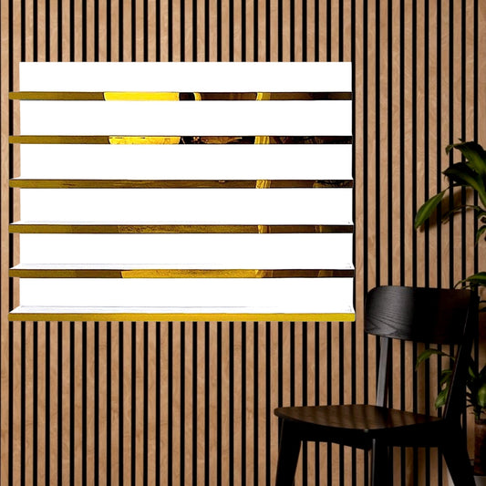 White gold color rack