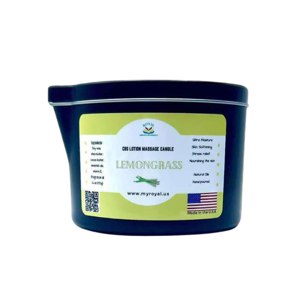 Royal CBD Lotion Massage Candle 6oz