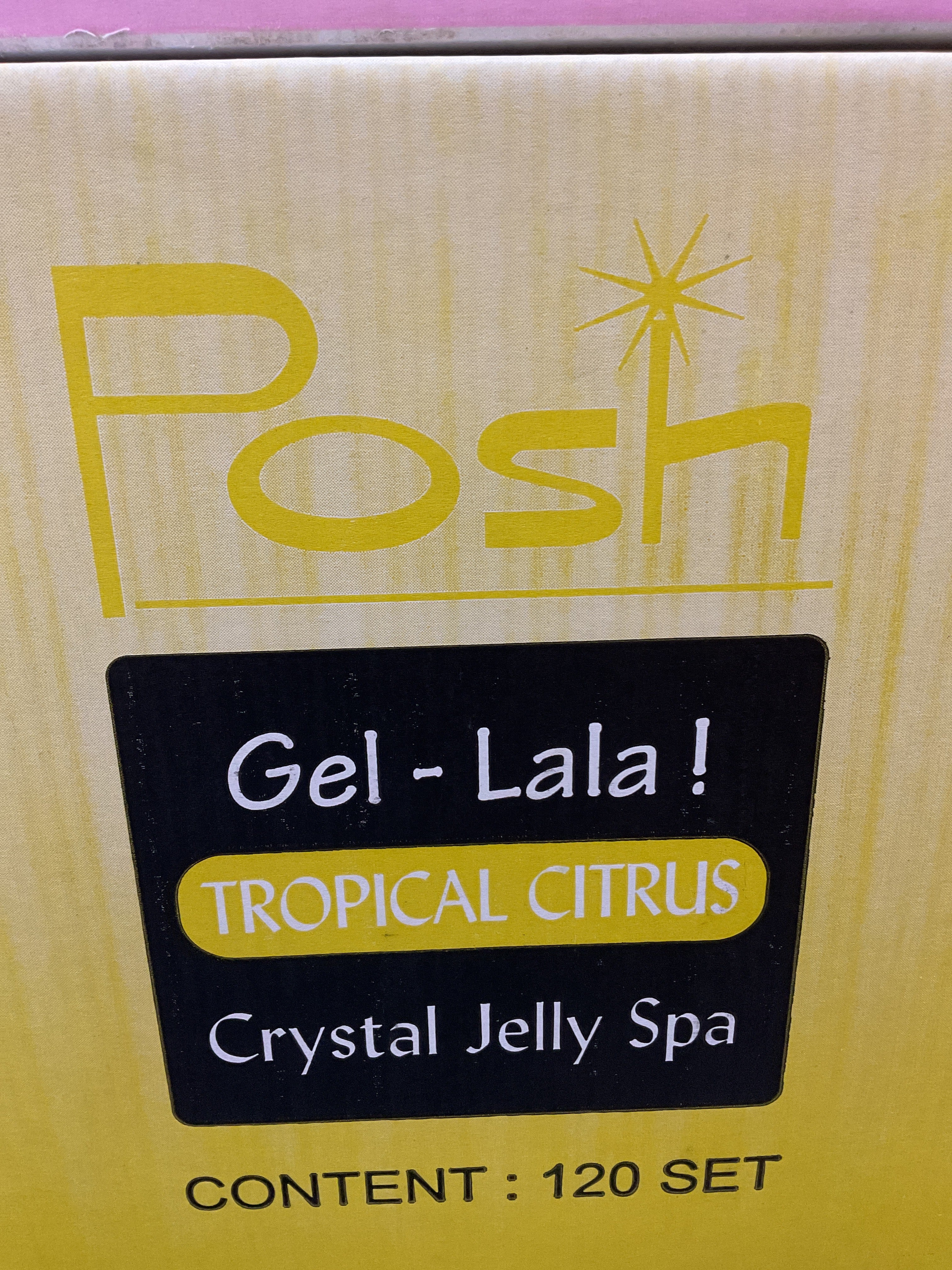POSH JELLY GEL SPA CASE OF 120 SETS