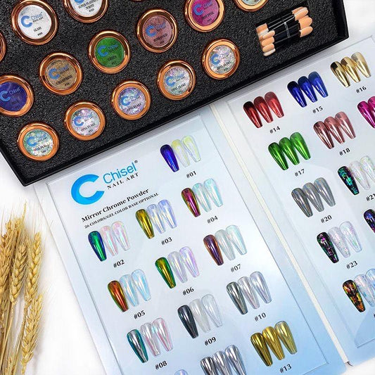 Chisel Mirror Chrome Powder 26 Colors