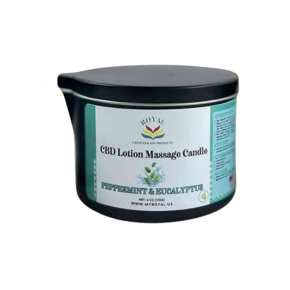 Royal CBD Lotion Massage Candle 6oz