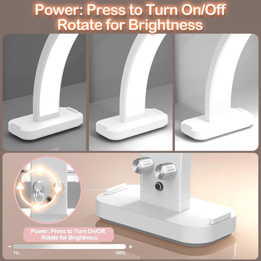 Foldable Nail Lamp For Desk (Halfmoon Shape)