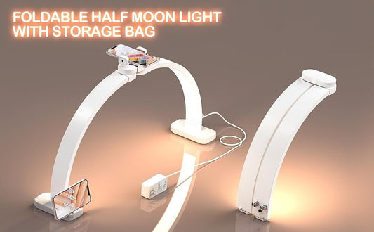Foldable Nail Lamp For Desk (Halfmoon Shape)