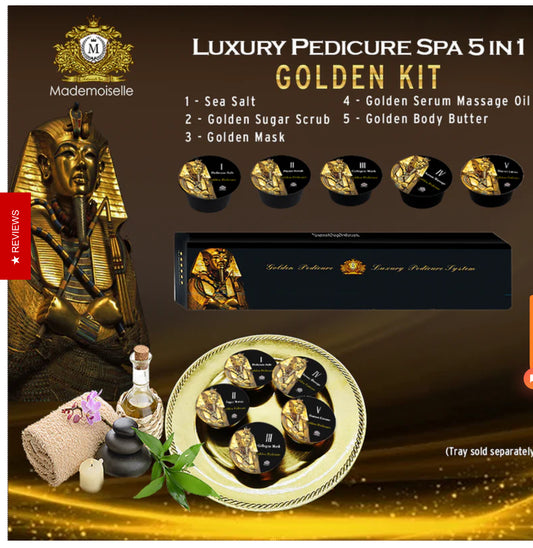 GOLDEN PEDI,COLLAGEN BLACK 4IN1, CASE OF 100PCS (DELUXE)