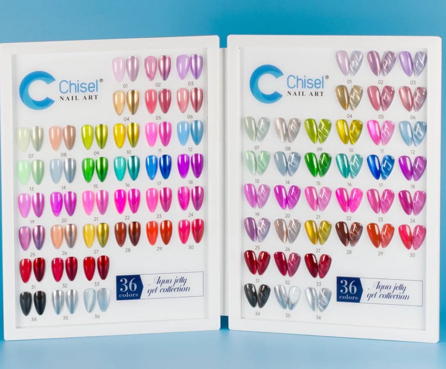 CHISEL AQUA JELLY GEL 36 COLORS