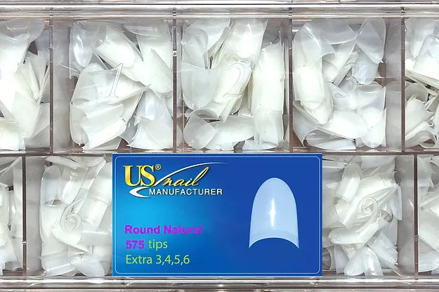 USN Round Natural Tip Box (575 Tips)