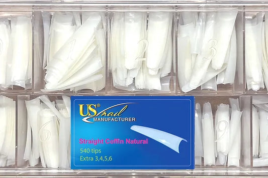 USN Straight Coffin Natural Box (544 tips)