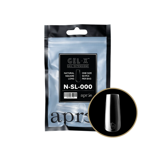 Apres - Gel-X® Natural Square Long Refill Bag-000