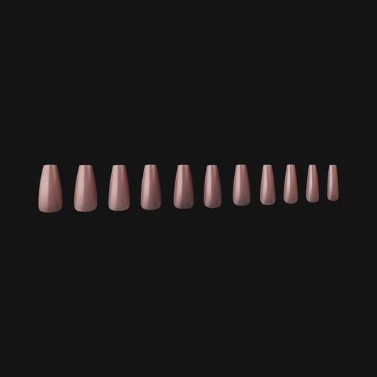 Apres - Neutrals Gel-X Tips - Mia Coffin Medium (150 Pcs)