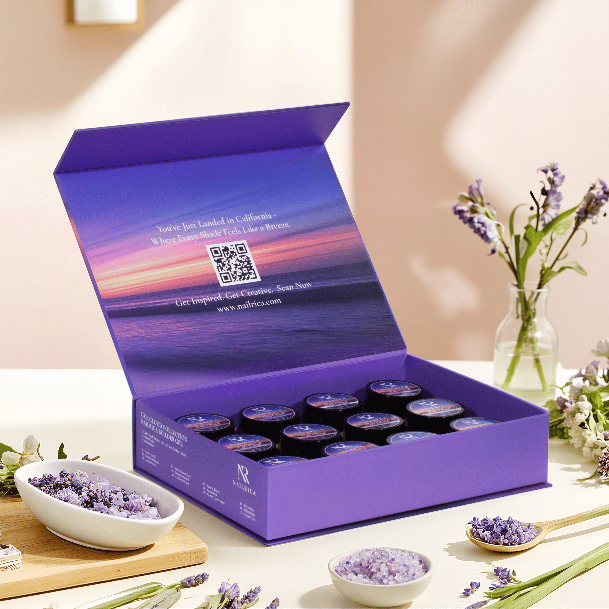 NAILRICA | Builder Gel Cali-Cloud Collection | 12 Colors