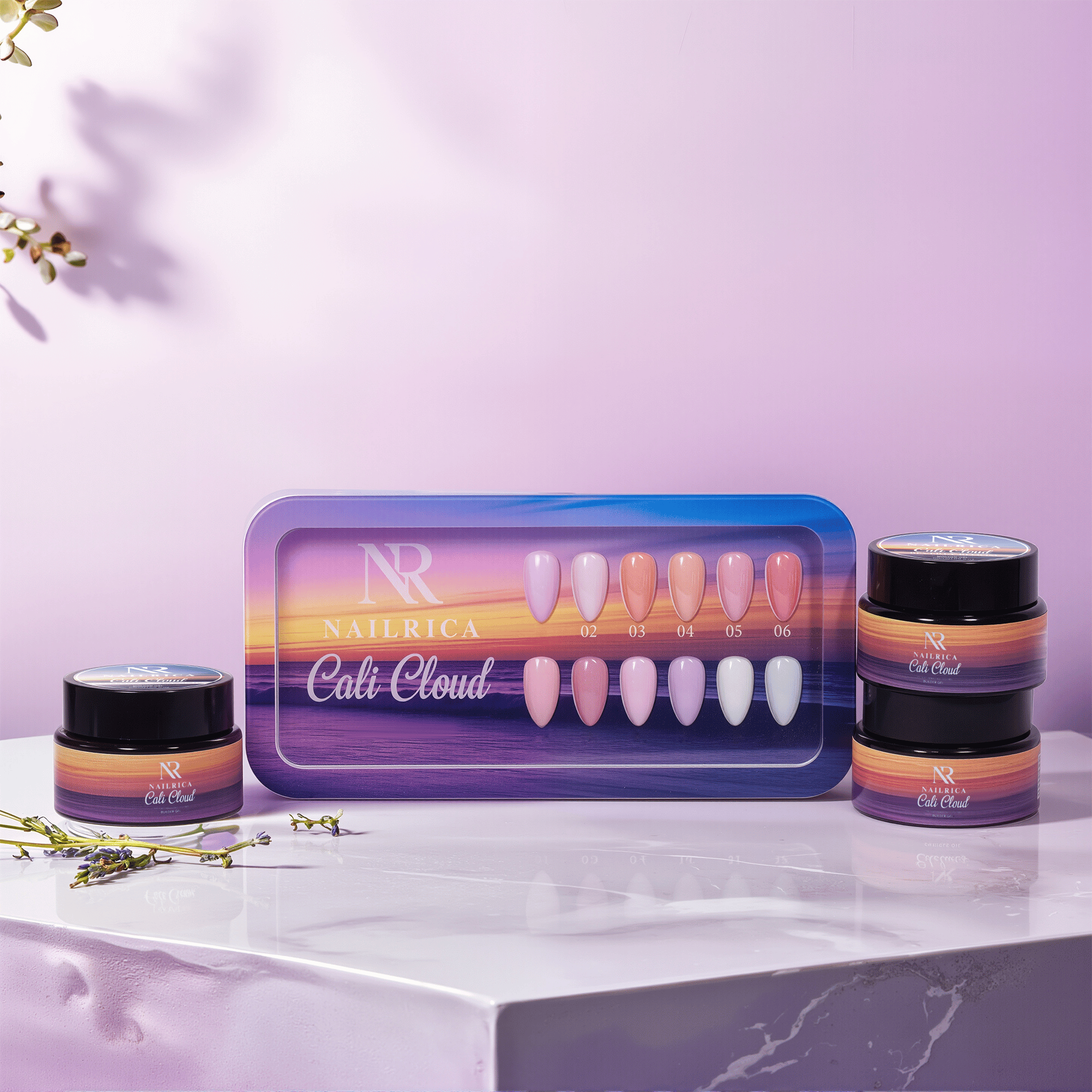 NAILRICA | Builder Gel Cali-Cloud Collection | 12 Colors