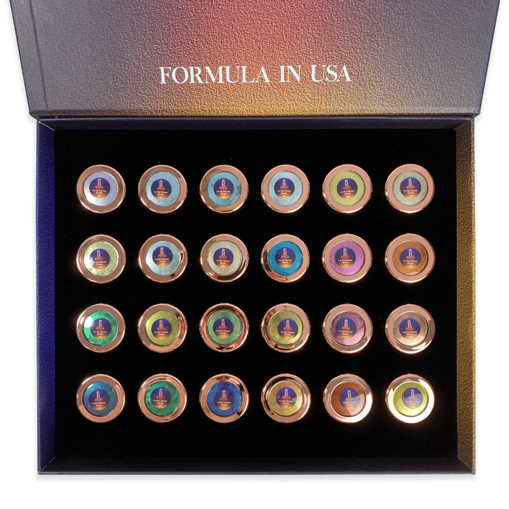 CAT EYE CHROME POWDER COLLECTION 2IN1 | 24 COLORS