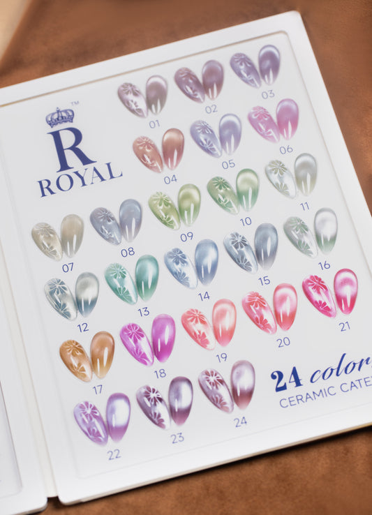 CERAMIC BLOSSOM CAT EYE COLLECTION | 24 COLORS