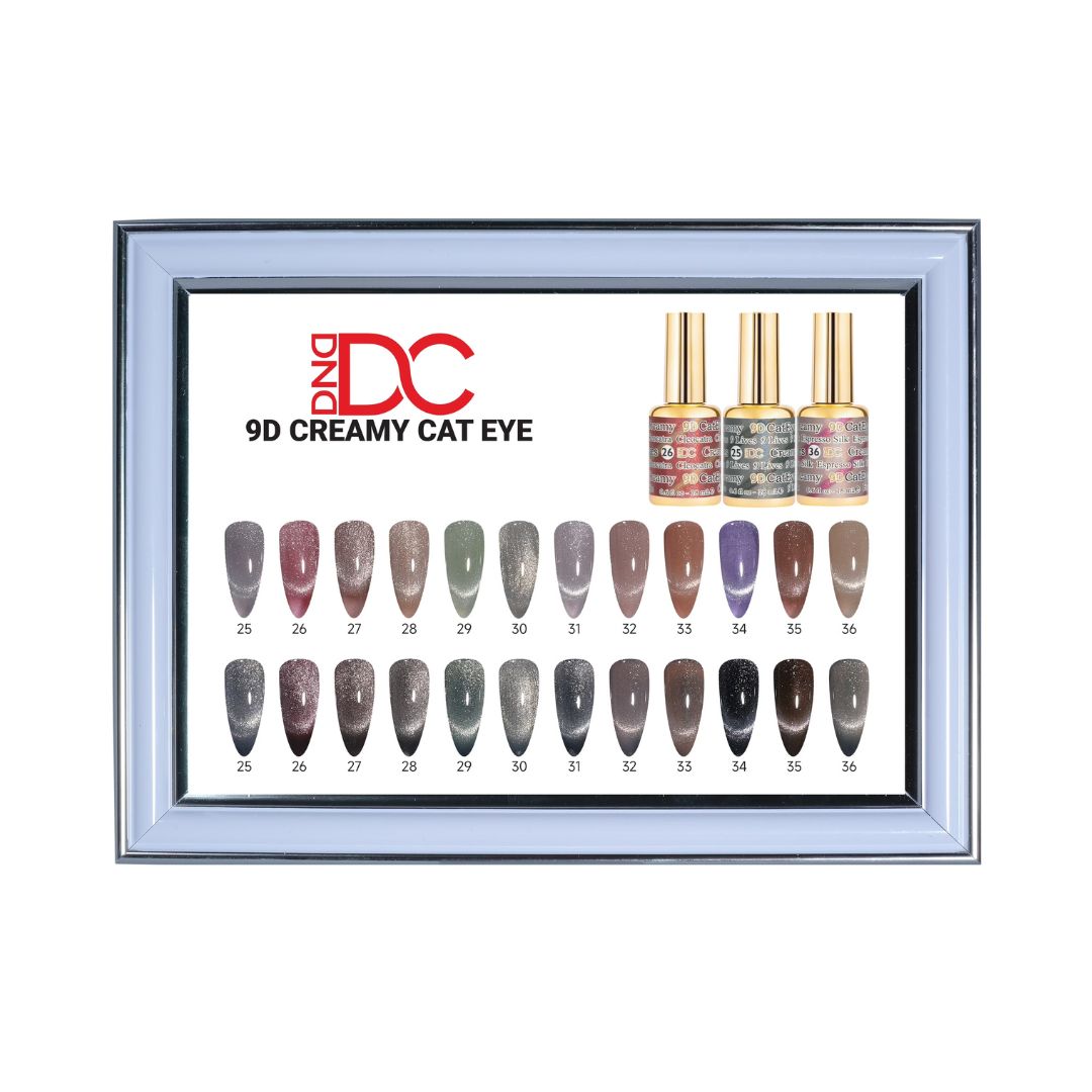 DC Framed Color Chart — 9D Cat Eye Creamy