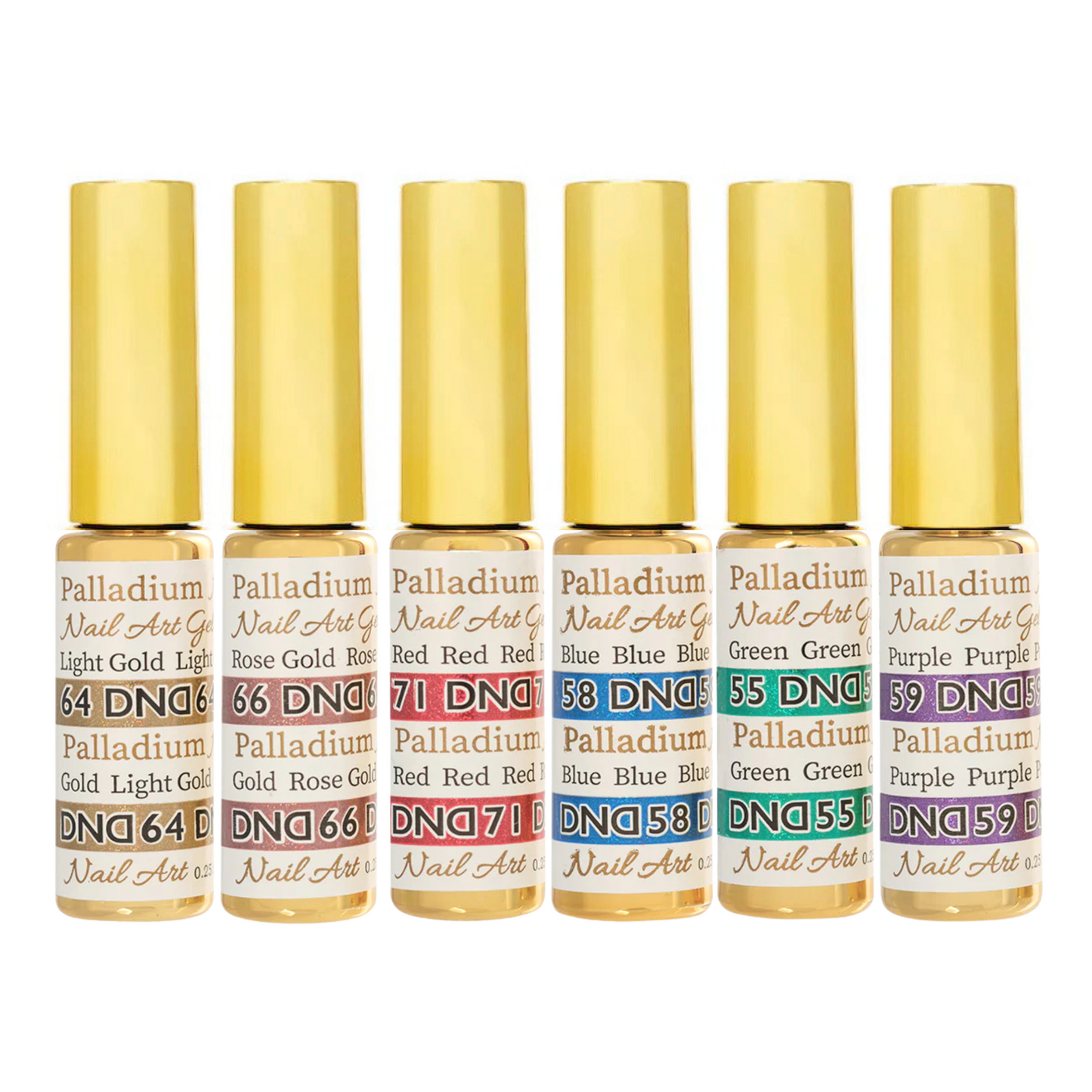 Gel Nail Art Liner - Palladium Bundle