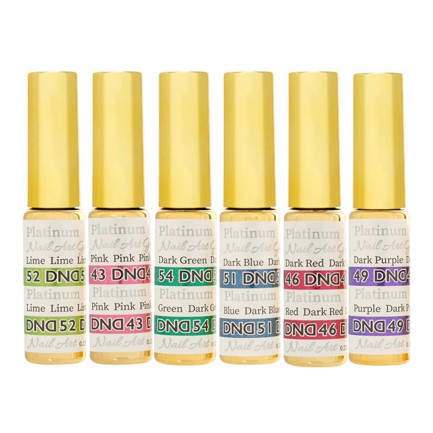 Gel Nail Art Liner - Platinum Bundle