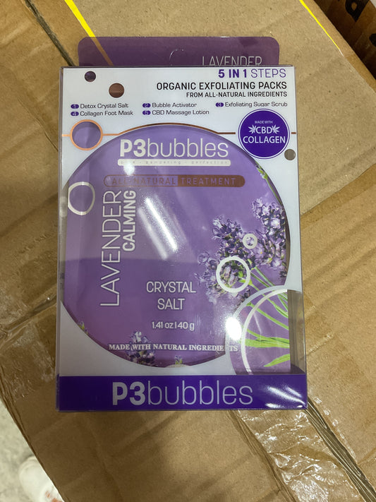 P3 BUBBLE 5IN1 PEDI 1 PCS