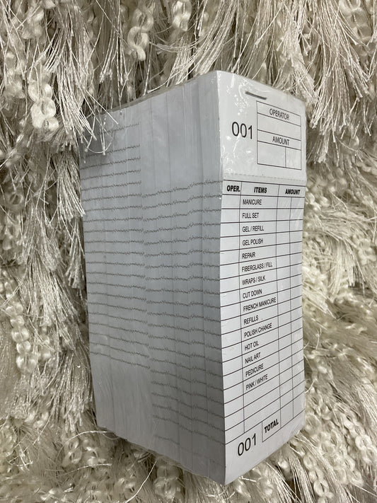 TICKET BOOK 10 X100 PCS (PHIEU GHI TURN )