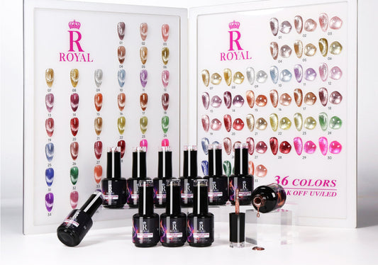 ROYAL SPARKLY REFLECTIVE CATEYE 36 COLORS