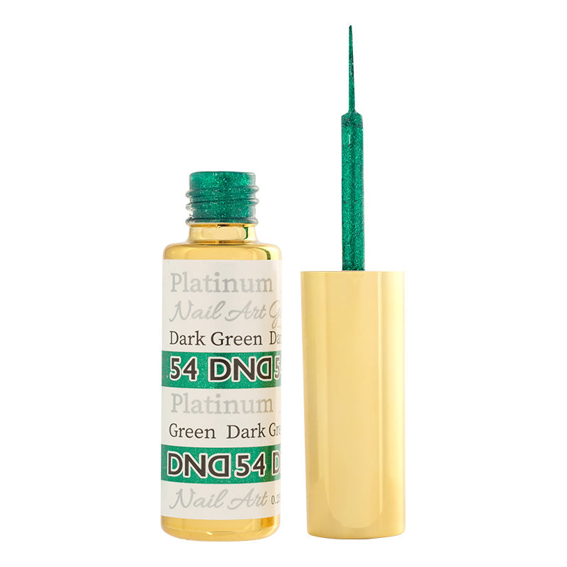 DND54 - Platinum Dark Green Gel Art Liner