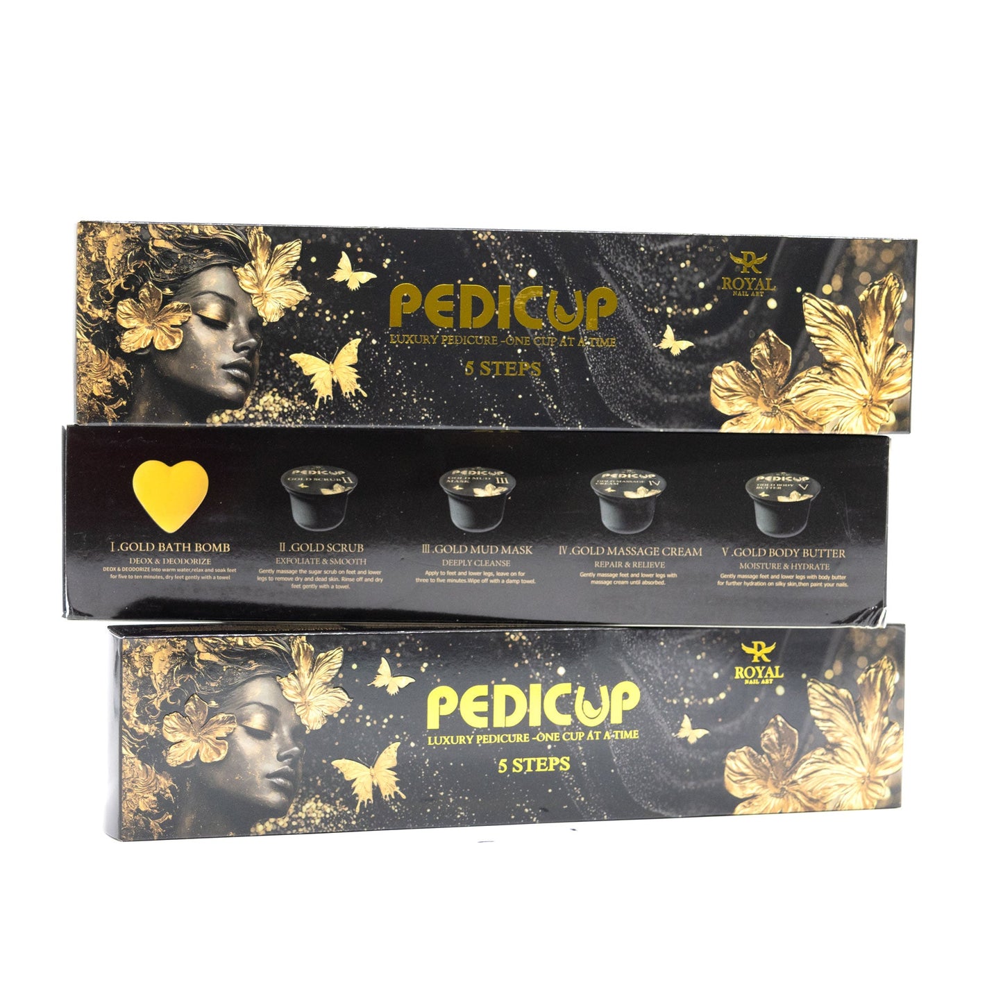 PediCup 5 Steps Luxury Pedicure - 60/Box