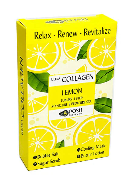 Posh Collagen Pedicure Spa 4 Step - LEMON