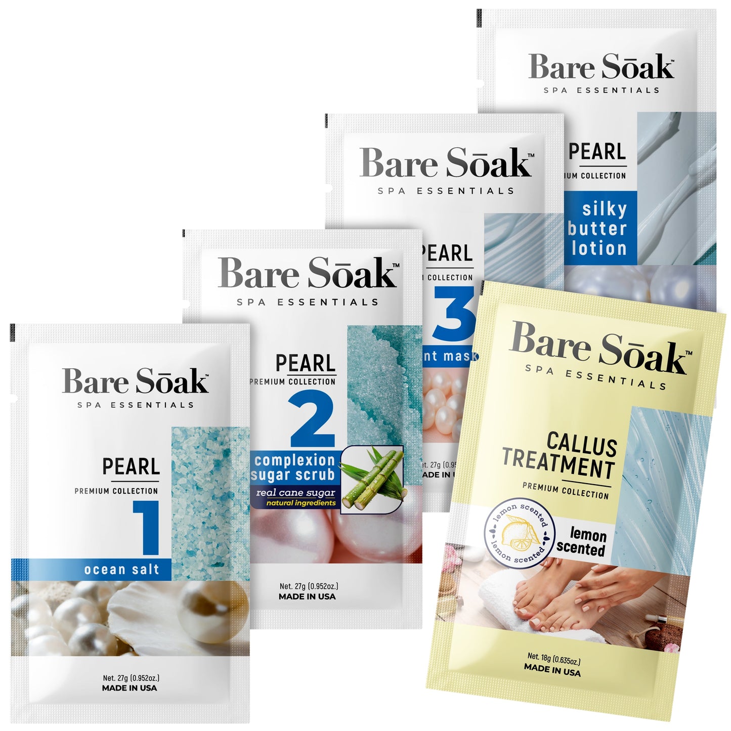 Bare Soak 5 Step - Pearl (50 Kits)