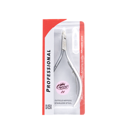 Queen Nail Cuticle Nipper D05X (Stainless Steel)