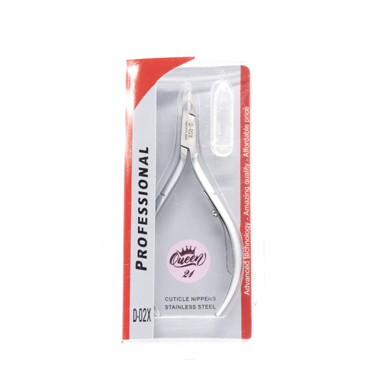 Queen Nail Cuticle Nipper D-02X (Stainless Steel)