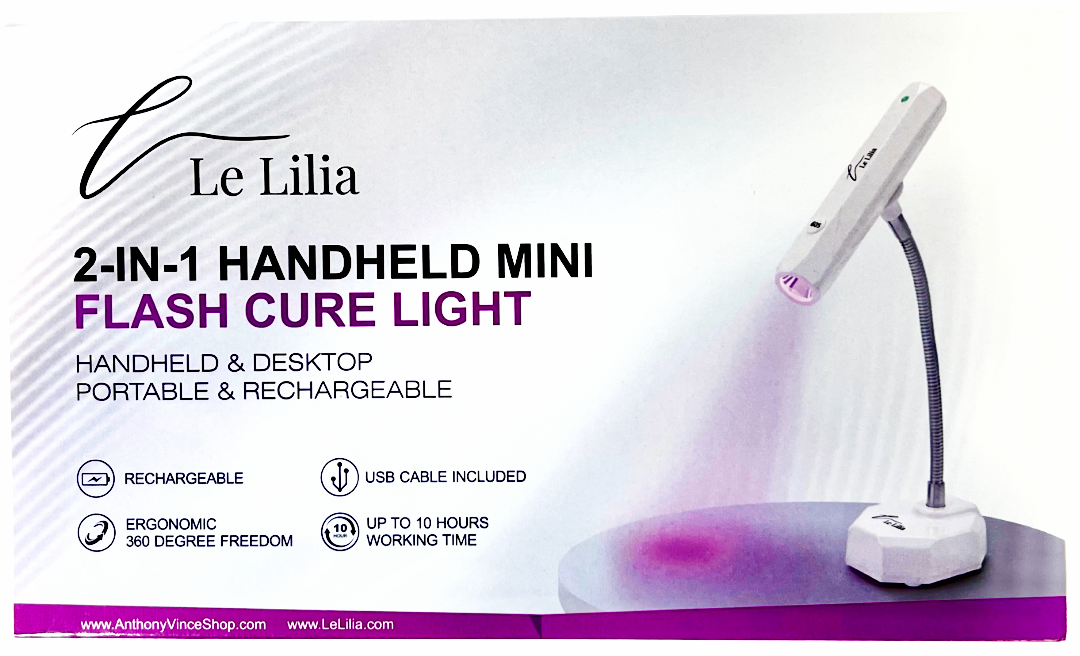 Press-On Gel 2in1 Handheld Mini Flashcure Light