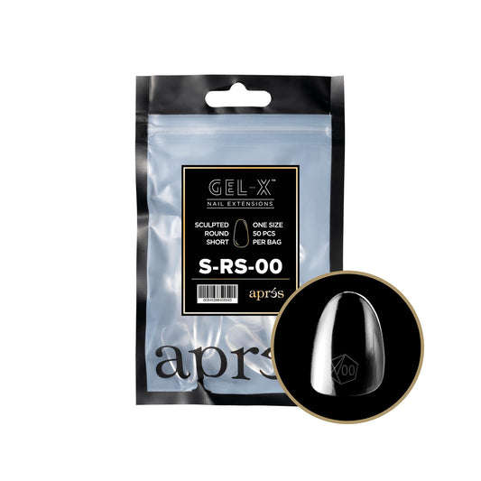 Apres - Gel-X 2.0 Refill Bags - Sculpted Round Short Size 00 (50 Pcs)