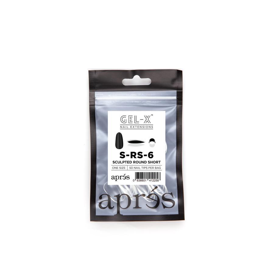 Apres - Gel-X Refill Bags - Sculpted Round Short Size 6 (50 Pcs)