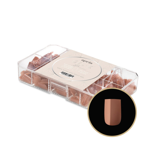 Apres - Neutrals Gel-X Tips 2.0 - Imani Natural Square Extra Short (150 Pcs)