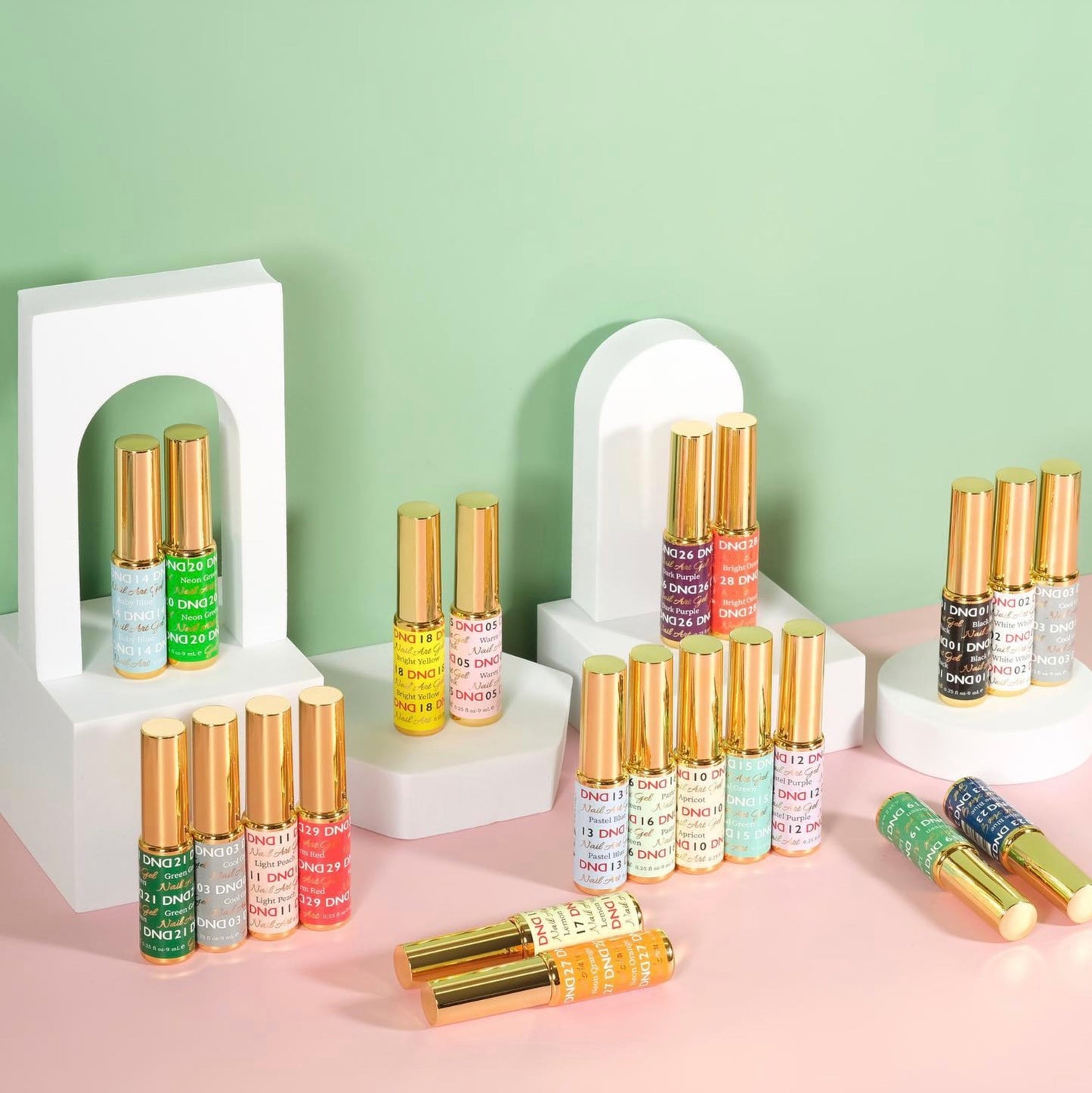 Gel Nail Art Liner Collection - 36 Set